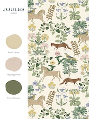 Joules Multi Folk Forest Floral A4 Wallpaper Sample - Image 4 of 5