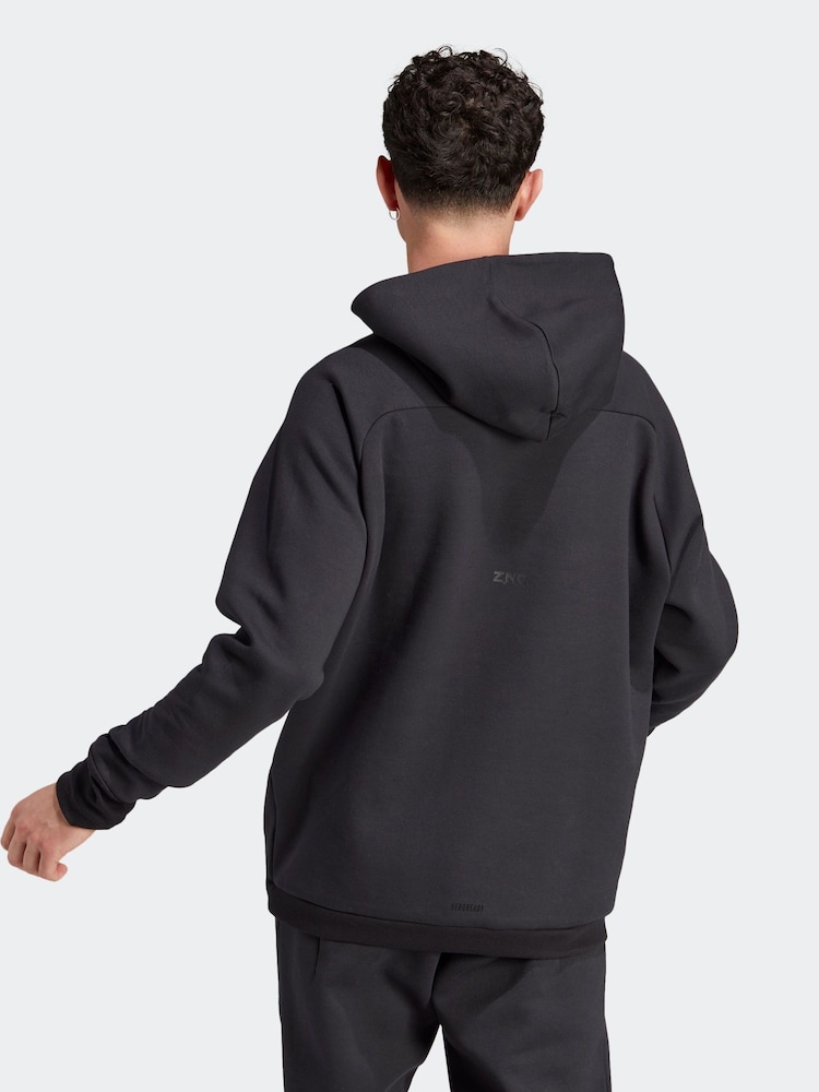 adidas Black Sportswear New adidas Z.N.E. Premium Hoodie - Image 2 of 8