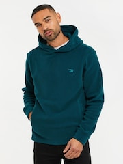 Threadbare Green Microfleece Overhead Hoodie - Image 1 of 3