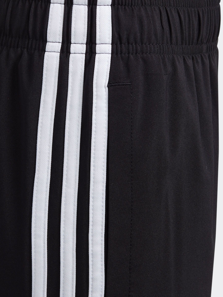 adidas Black Sportswear Essentials 3-Stripes Woven Joggers - Image 10 of 10