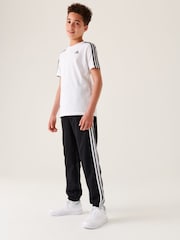 adidas Black Sportswear Essentials 3-Stripes Woven Joggers - Image 2 of 10