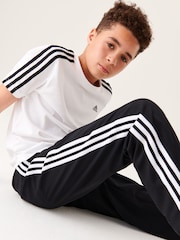 adidas Black Sportswear Essentials 3-Stripes Woven Joggers - Image 5 of 10