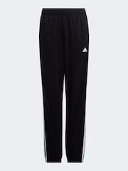 adidas Black Sportswear Essentials 3-Stripes Woven Joggers - Image 6 of 10