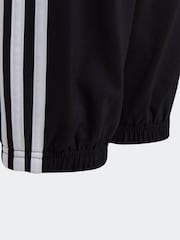 adidas Black Sportswear Essentials 3-Stripes Woven Joggers - Image 9 of 10