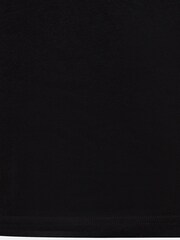 adidas Black Essentials 3 Stripes 100% Cotton T-Shirt - Image 5 of 5