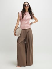 River Island Pink Sleeveless Knitted Top - Image 2 of 4