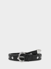 Katie Loxton Black Studded Buckle Belt - Image 1 of 4