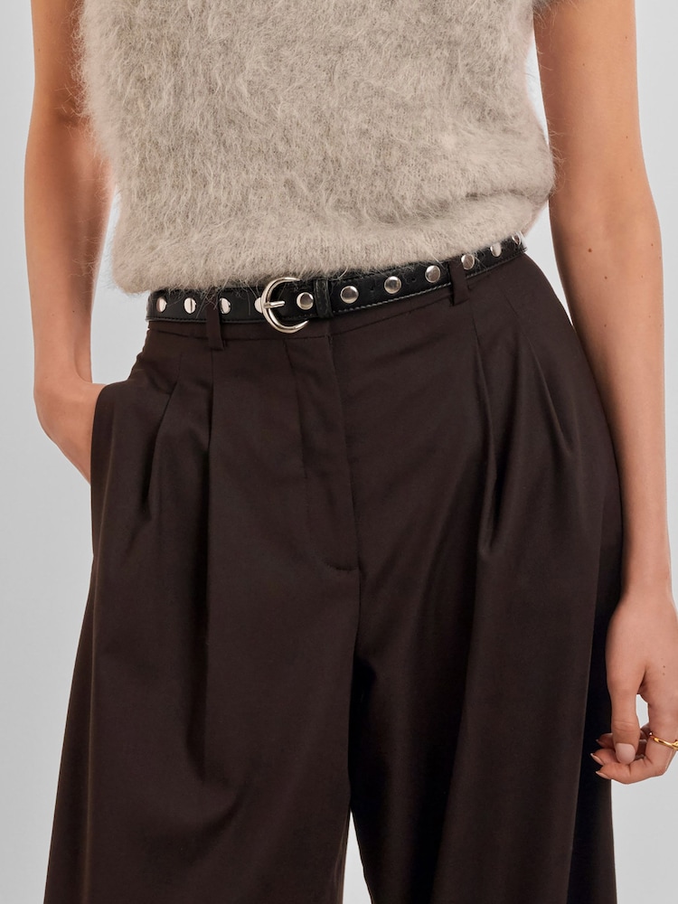 Katie Loxton Black Studded Buckle Belt - Image 4 of 4 Katie Loxton Black Studded Buckle Belt - Image 4 of 4