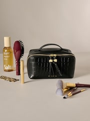 Katie Loxton Black Soho Medium Make Up / Wash Bag - Image 2 of 4