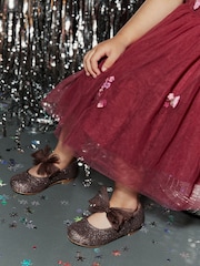 Fig Pink Bow Mary Jane Occasion Shoes - Image 1 of 6