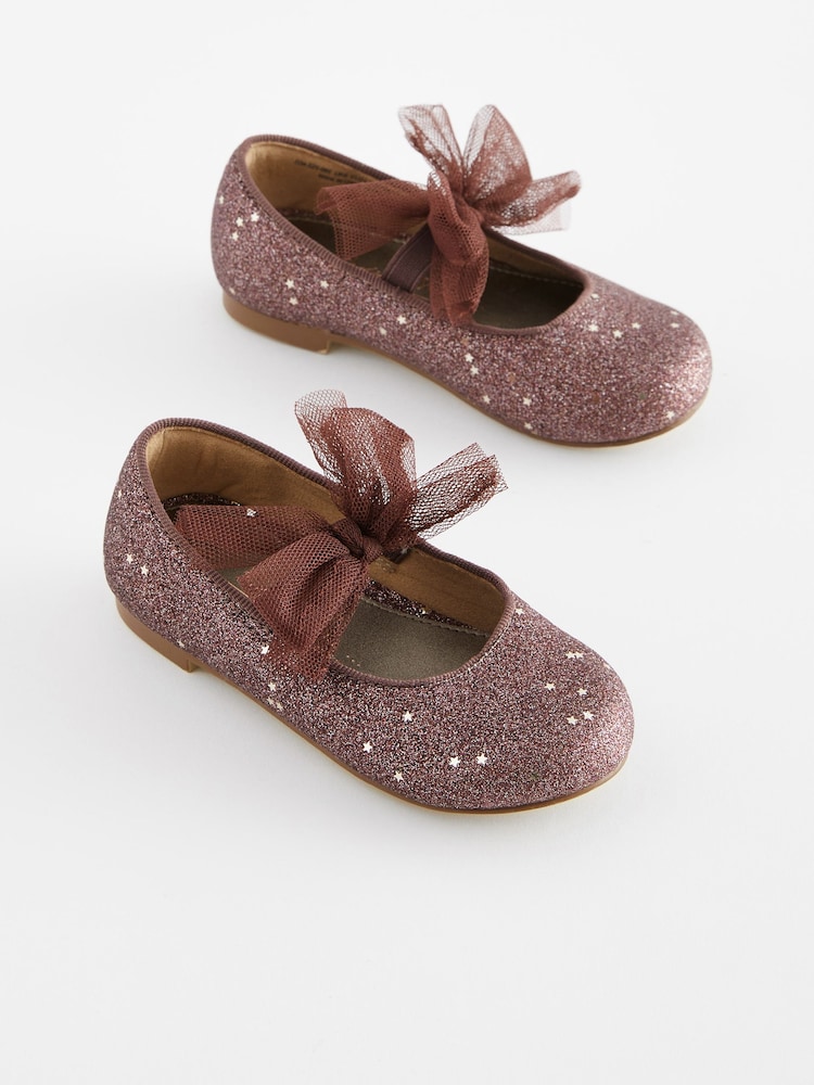 Fig Pink Bow Mary Jane Occasion Shoes - Image 2 of 6