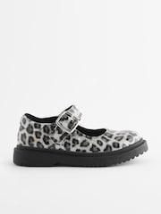 Glitzernder Animalprint - Mary Jane-Schuh mit dicker Sohle - Bild 2 von 5