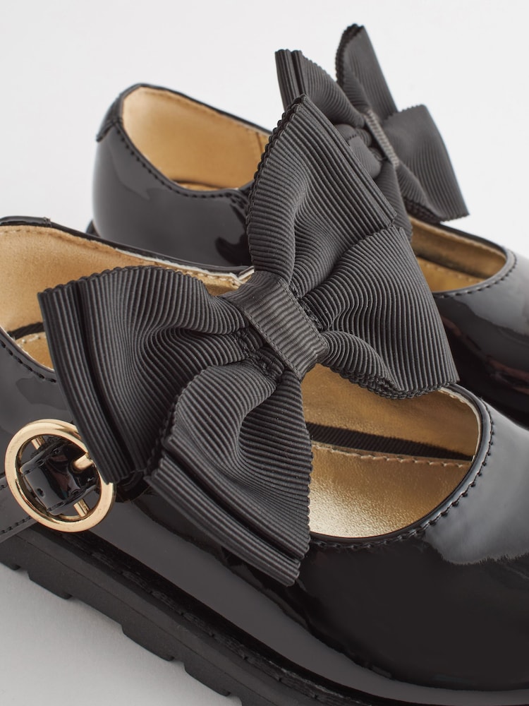 Noir - Chunky Bow Mary Jane Shoes - Image 3 of 4