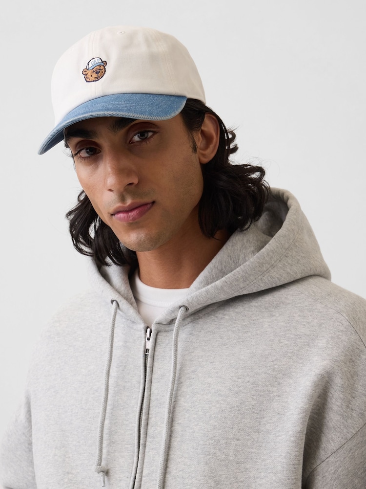 Gap Denim Brannan Bear Logo Baseball Cap - Image 1 of 3 Gap Denim Brannan Bear Logo Baseball Cap - Image 1 of 3