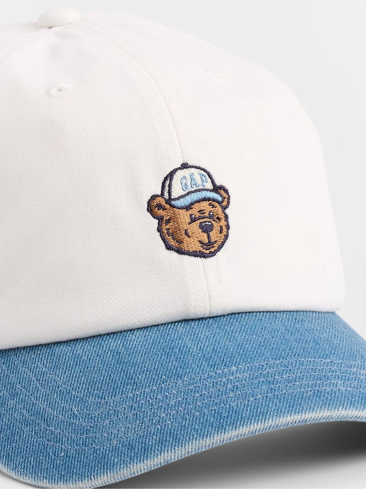 Gap Denim Brannan Bear Logo Baseball Cap - Image 3 of 3 Gap Denim Brannan Bear Logo Baseball Cap - Image 3 of 3