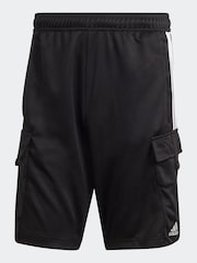 adidas Black Tiro Cargo Shorts - Image 4 of 4
