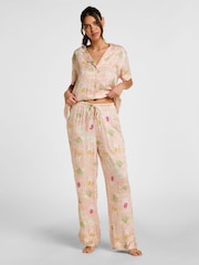 Hunkemoller Orange Satin Trousers - Image 1 of 5
