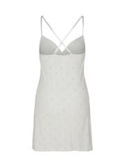 Hunkemoller White Pointelle Slip Dress - Image 5 of 5