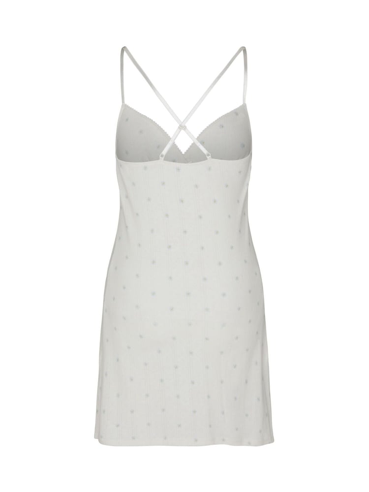 Hunkemoller White Pointelle Slip Dress - Image 5 of 5 Hunkemoller White Pointelle Slip Dress - Image 5 of 5