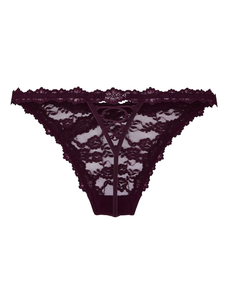 Hunkemoller Red Highleg Aveline Thong - Image 5 of 5 Hunkemoller Red Highleg Aveline Thong - Image 5 of 5