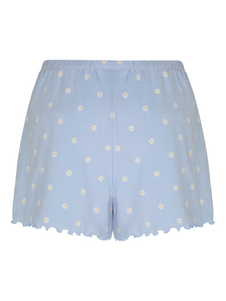 Hunkemoller Blue Pointelle Shorts - Image 5 of 5 Hunkemoller Blue Pointelle Shorts - Image 5 of 5