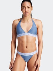 adidas Blue Sportswear Swim Neckholder Bikini - Image 1 of 8
