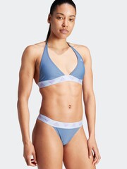 adidas Blue Sportswear Swim Neckholder Bikini - Image 3 of 8