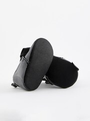 Black Patent Lace Up Baby Boots (0-18mths) - Image 3 of 4