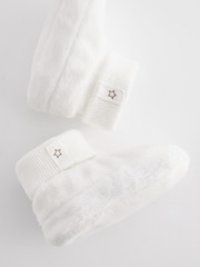 White Bootie Baby Shoes (0-18mths) - Image 5 of 5