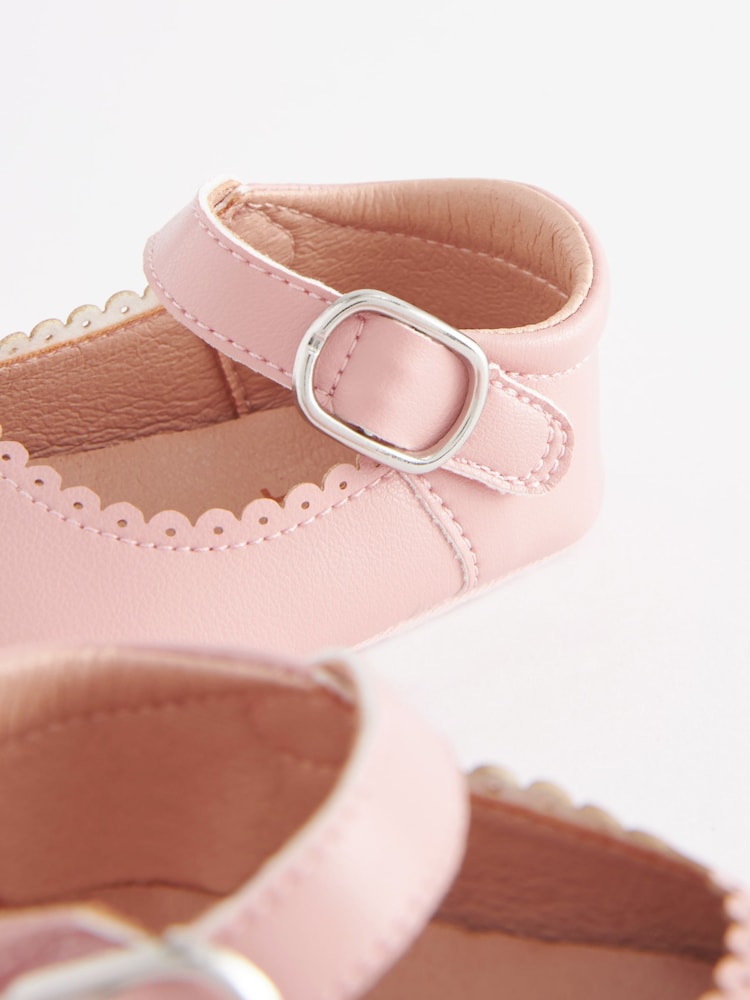 Pink Mary Jane Baby Shoes (0-24mths) - Image 3 of 6