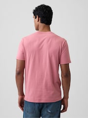 Gap Berry Pink Everyday Soft Crew Neck T-Shirt - Image 2 of 4