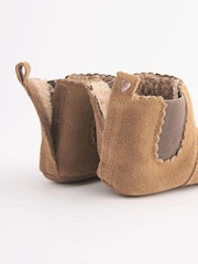 Tan Brown Leather Chelsea Baby Boots (0-24mths) - Image 5 of 6