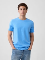 Gap Sky Blue Everyday Crew Neck Short Sleeve T-Shirt - Image 1 of 5