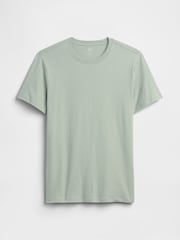 Gap Sage Green Everyday Soft Crew Neck T-Shirt - Image 4 of 4