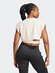 adidas Natural Performance Training Power Aeroready Crop Vest Top - Image 3 of 9