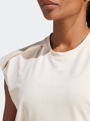 adidas Natural Performance Training Power Aeroready Crop Vest Top - Image 6 of 9