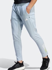adidas Blue Performance Train Icons 3-Stripes Training Joggers - Image 1 of 6