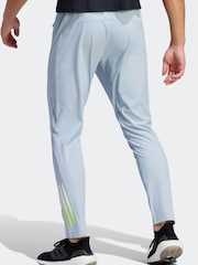 adidas Blue Performance Train Icons 3-Stripes Training Joggers - Image 2 of 6