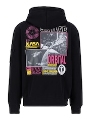 Alpha Industries Skylab NASA Black Hoodie - Image 6 of 6