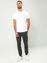 Threadbare Grey Cotton Blend Joggers - Image 3 of 4