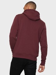 Threadbare Burgundy Pullover Hoodie - Image 2 of 4