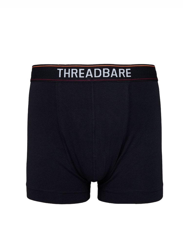 Threadbare Black Hipster Boxers 5 Packs - Image 2 of 4