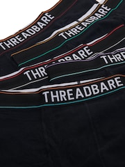 Threadbare Black Hipster Boxers 5 Packs - Image 4 of 4