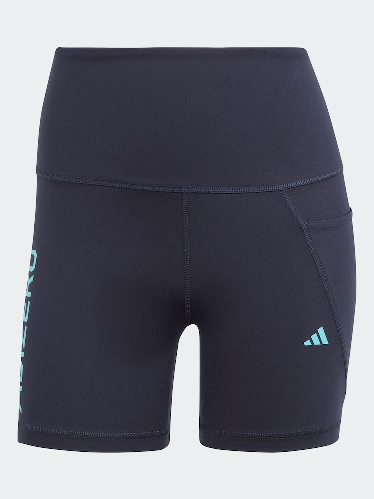 adidas Blue Performance Running Shorts - Image 5 of 5
