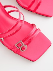 Pink - Forever Comfort® Pantoletten mit strassverzierter Schnalle - Bild 5 von 6