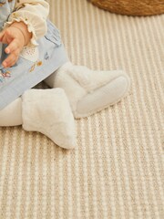 White Cosy Baby Boots (0-18mths) - Image 2 of 7