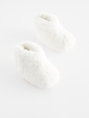 White Cosy Baby Boots (0-18mths) - Image 3 of 7