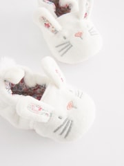 White Bunny Character Slip-On Baby Shoes (0-18mths) - Image 3 of 5