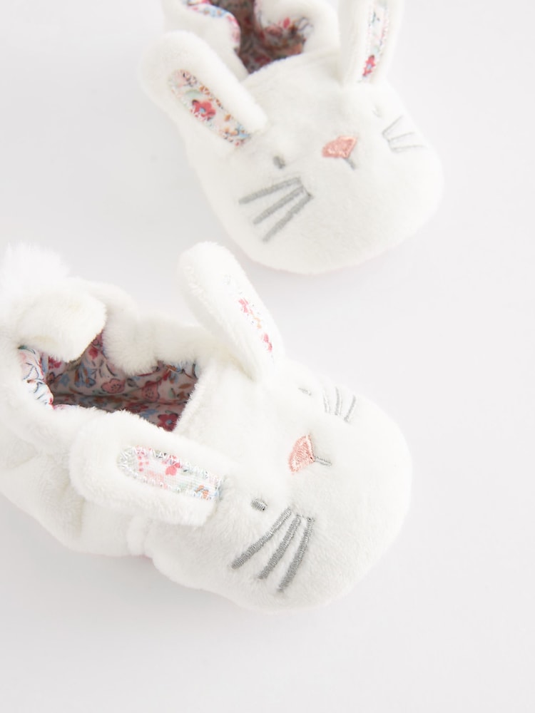 White Bunny Character Slip-On Baby Shoes (0-18mths) - Image 3 of 5