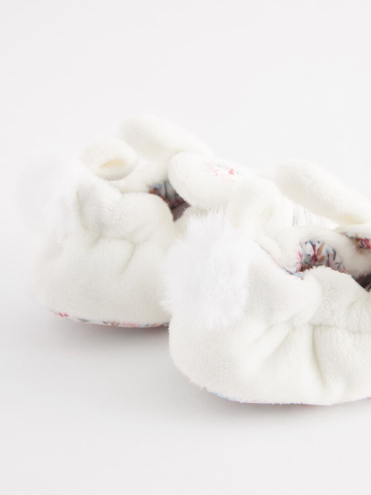 White Bunny Character Slip-On Baby Shoes (0-18mths) - Image 5 of 5